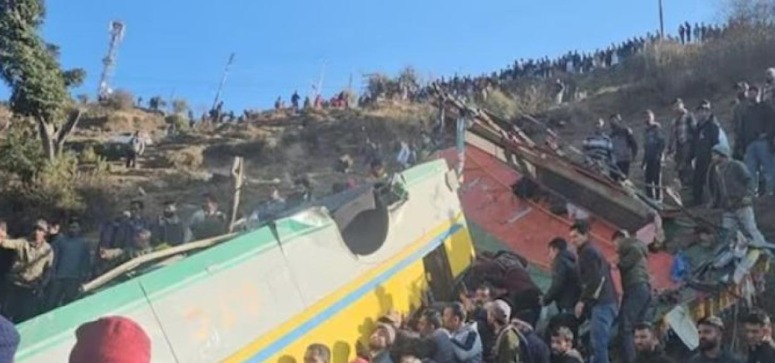 8 Killed, Several Injured as Bus Falls into Deep Valley in Himachal’s Sirmaur
