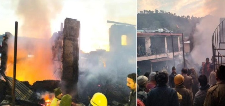 Young Boy killed in major fire at Arki Old Bus Stand, several feared trapped