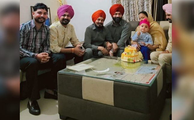 ‘Nikka Sidhu’, younger brother of Sidhu Moosewala, celebrates second birthday