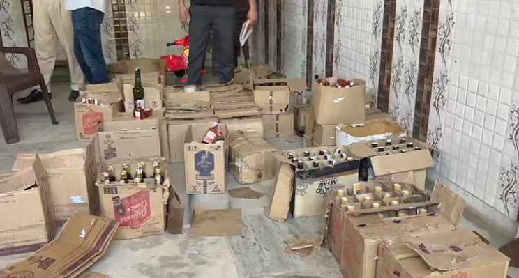 Jalandhar: Over 50 Liquor Cases seized in West Constituency Raid, Accused Held